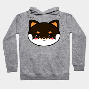 Cute Black Shiba Inu Hoodie